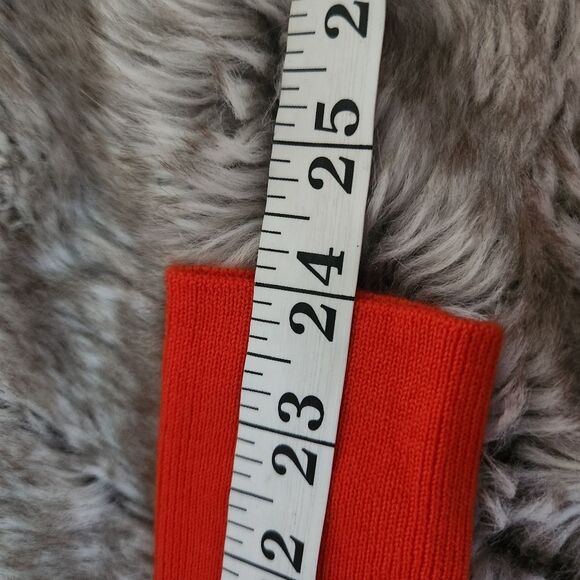 J. Crew Long Sleeve Button Down Cardigan Sweater Orange with Gold Buttons XXXS - Picture 8 of 10